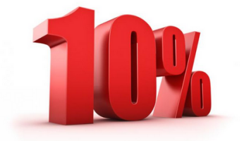 10%