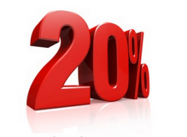 20%