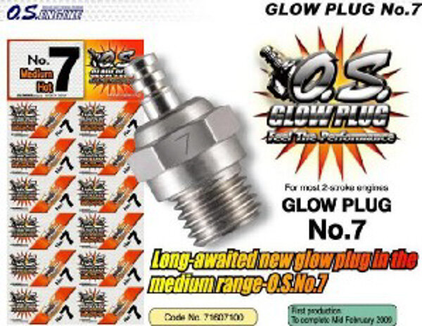 4600-51 O.S. Glow Plug no. 7 - Pack of 1