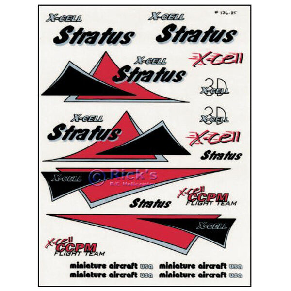 126-95 Stratus Stripe Decal Sheet - Pack of 1