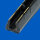 106-58 Rubber Channel 30&quot; black - Pack of 1
