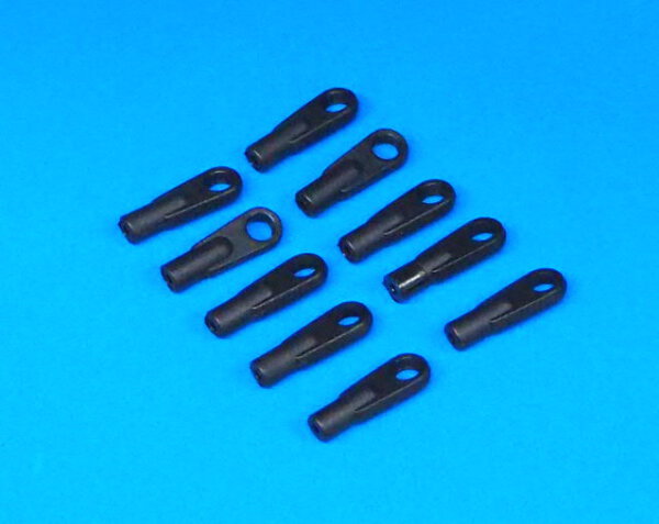 0133 Plastic Ball Link Black - M2 x 21.2 - Pack of 10