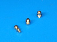 0107 m3 x 6 Threaded Steel Ball - Pack of 3