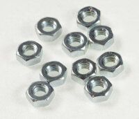 0017-3 4mm Hex Nut - Pack of 10