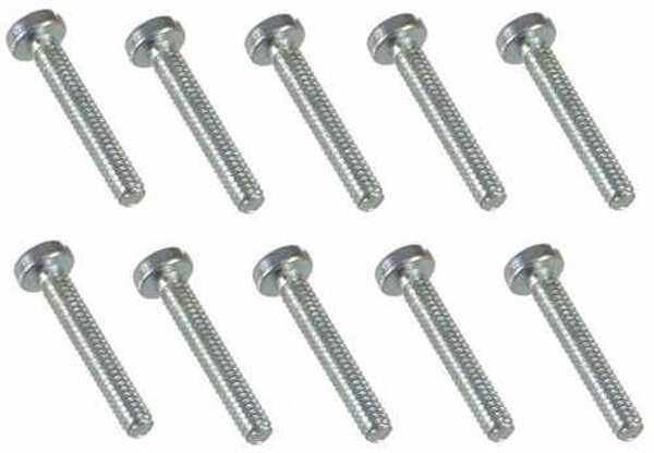 0044 2 x 12mm Slotted Machine Screw - Pack of 10