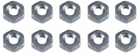 0015 2mm Hex Nut - Pack of 10