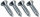 0034 2.9 x 13mm Phillips Tapping Screw - Pack of 5