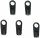 0135 Plastic Ball Link Black - M2 x 16.4 - Pack of 5