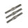 121-4-T m3 x 33 Threaded Turnbuckle - Pack of 3