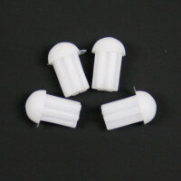 2500-39 Tuf-Strut II 10mm Skids Ends Cap White - Pack of 4