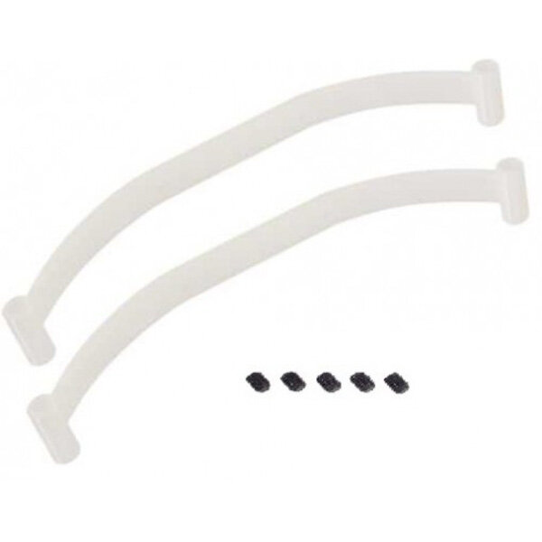 2500-24 White Strut II (3933) - Pack of 2