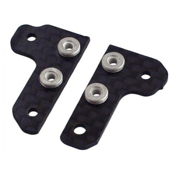 127-91 C/F Rear Cyclic Servo Mounts - Pack of 2