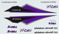 130-476 Furion Vinyl Canopy Decal Sheet-Purple - Pack of 1