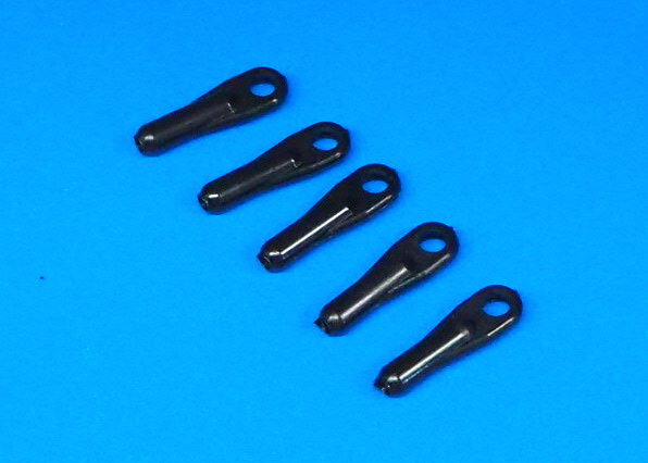 0133-2 Plastic Ball Link Black - M2.5 x 21.2 Long - Pack of 5