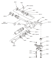 0861 CNC Assembled Closed T/R Gear Box - Set