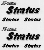 126-75 Stratus 90 Decal Logo Sheet - Pack of 1