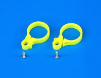 128-444 T/R Control Rod Guides Yellow - Pack of 2