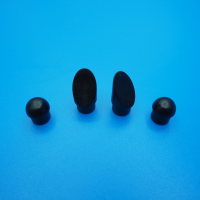 2500-43 Tuf-Strut I 12mm Skid Ends Cap Black (3931) -...