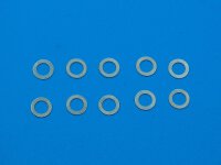 M3 X 5 X 0.1 SS Shim Washer - Pack of 10