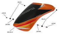 1039-604 Interceptor 620 Electric w/Orange Canopy - Kit