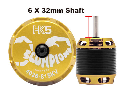 Scorpion HK5-4026-815KV (6x32 mm shaft)