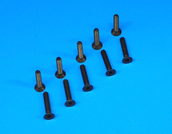 0062-4 3 x 16mm Tapered Socket Bolt - Pack of 10