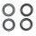 137-161-70 HPC2 O-Ring Damper NBR 70, 16.5 x 3 mm - Pack of 4