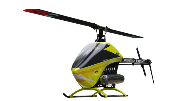 1038-605 Interceptor 620 Nitro 90/91 w/yellow Canopy - Kit
