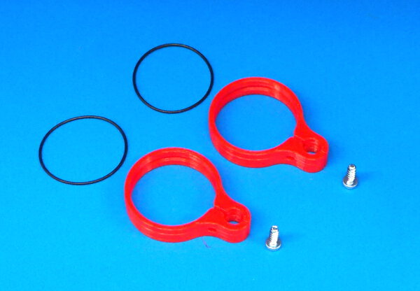 136-448 T/R Control Rod Guides Red IC - Pack of 2