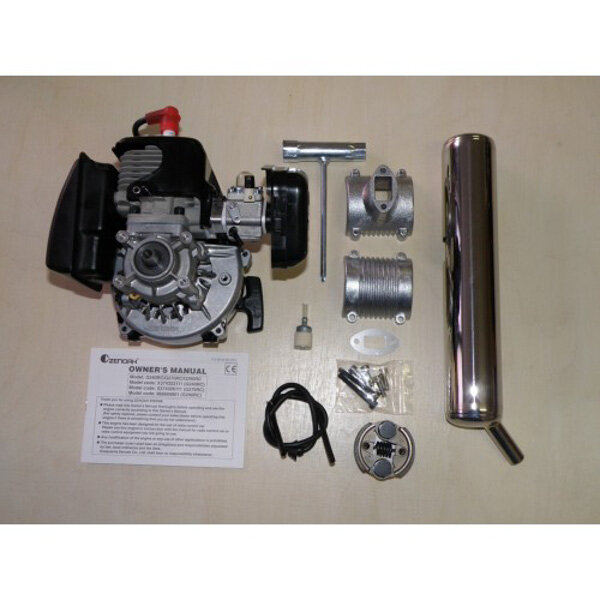 4500-32 Whiplash Benzin Motor / Whiplash Edition Schalld&auml;mpfer - Set