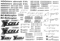 106-98 XL-Pro Decal Logo Sheet (3777) - Pack of 1