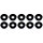 130-008 m3 Washer - Pack of 10